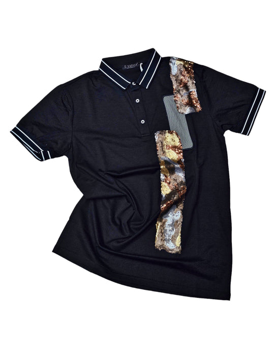 Polo paillette